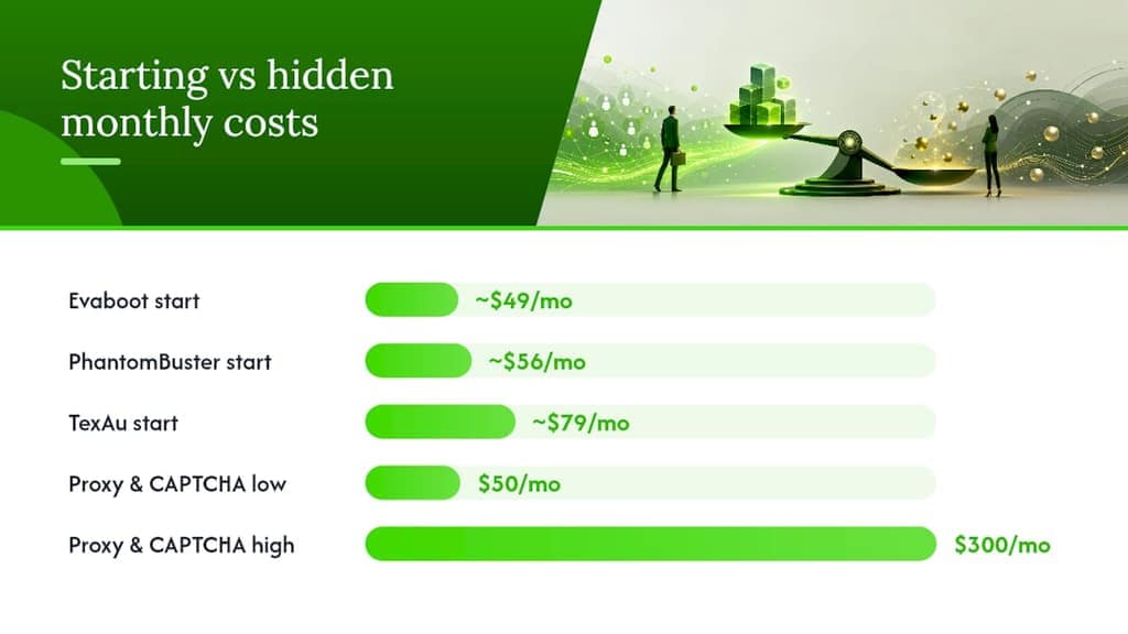 Comparison infographic of LinkedIn scrapers performance and costs