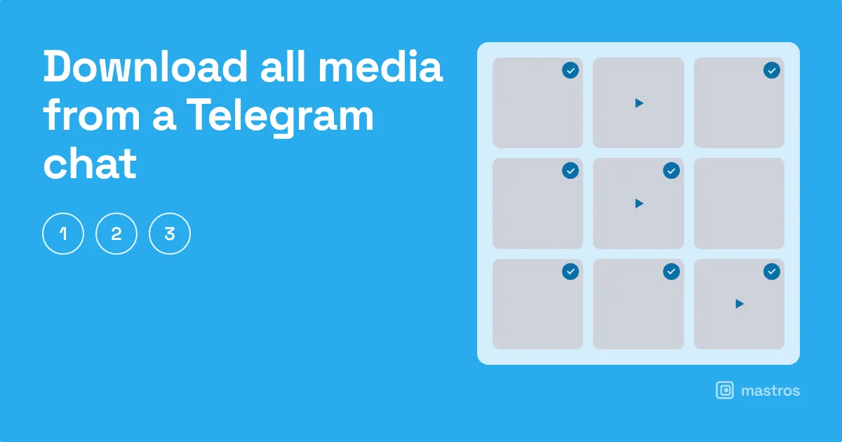 Download all media from a Telegram chat