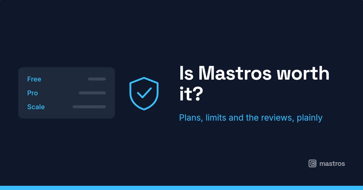 Is Mastros Worth It? Plans, Limits and Reviews, Honestly