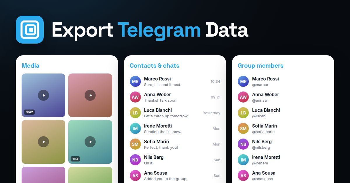 Bar chart of Telegram monthly active users 2014 to 2026, drawn from the table below, for telegram statistics